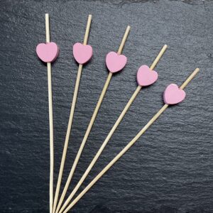 Širdelės rožinės